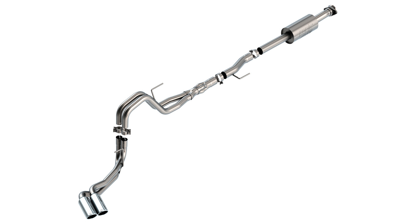 BORLA ATAK CAT BACK EXHAUST SYSTEM FORD F150 21-26 5.0L