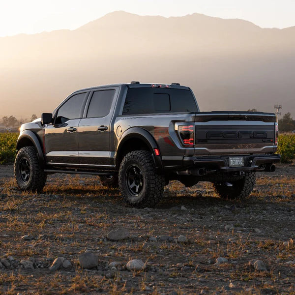ALPHAREX 24-26 FORD F150 LUXX SERIES LED TAIL LIGHTS ALPHA BLACK