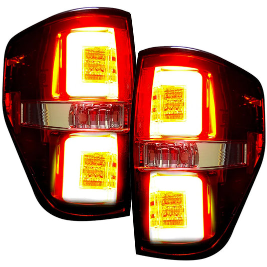 RECON ULTRA BRIGHT OLED TAIL LIGHTS SMOKED RED FORD F150 09-14