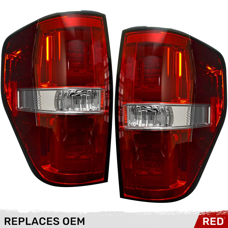 RECON ULTRA BRIGHT OLED TAIL LIGHTS RED FORD F150 09-14