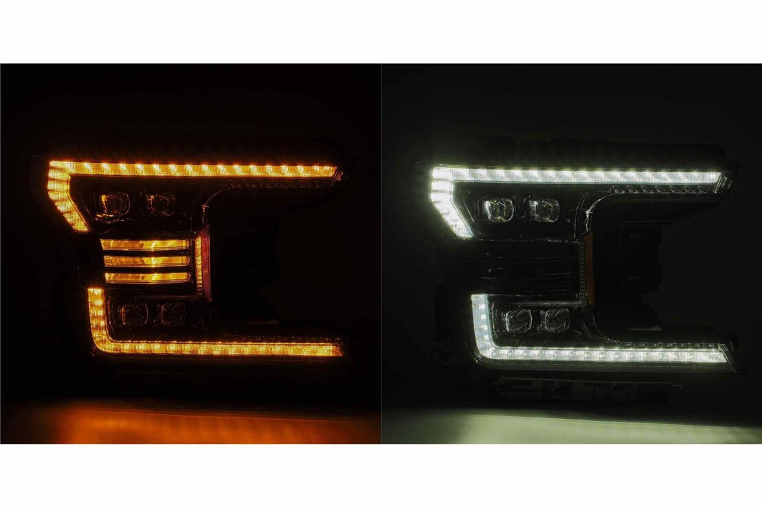 ALPHAREX 18-20 FORD F150 NOVA-SERIES LED PROJECTOR HEADLIGHTS - BLACK
