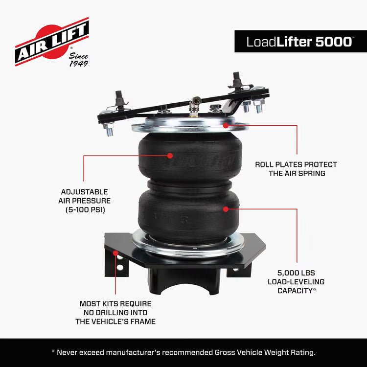 AIR LIFT LOAD LIFTER 5000 AIR SPRING KIT FORD F150 04-14