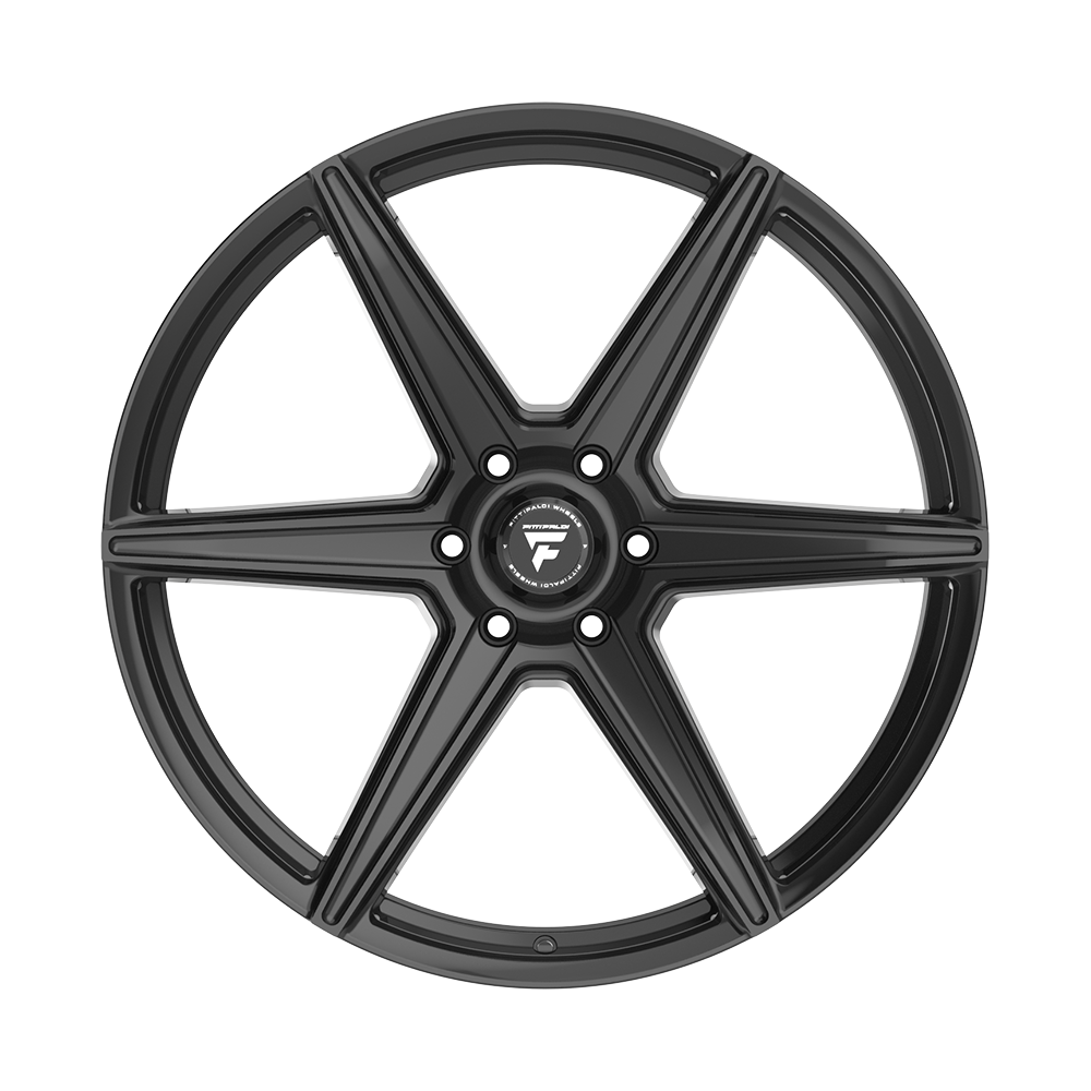FITTIPALDI WHEELS FS373 24X10 6X135 +30 OFFSET GLOSS BLACK FORD F150 04-26
