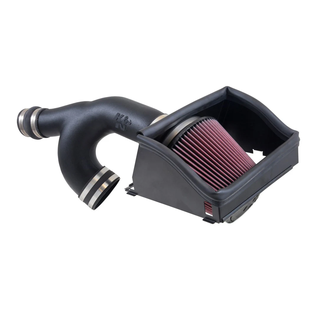 K&N FILTERS COLD AIR INTAKE HIGH FLOW ROTO MOLD TUBE FORD F150 15-26 2.7L