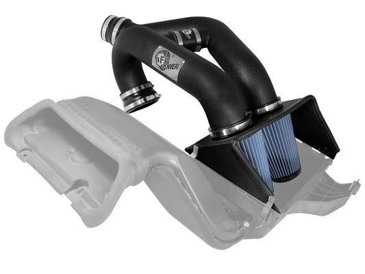 AFE MAGNUN FORCE STAGE 2 DUAL 3-1/2" COLD AIR INTAKE SYSTEM W/ PRO 5R FILTER FORD F150 15-25 2.7L