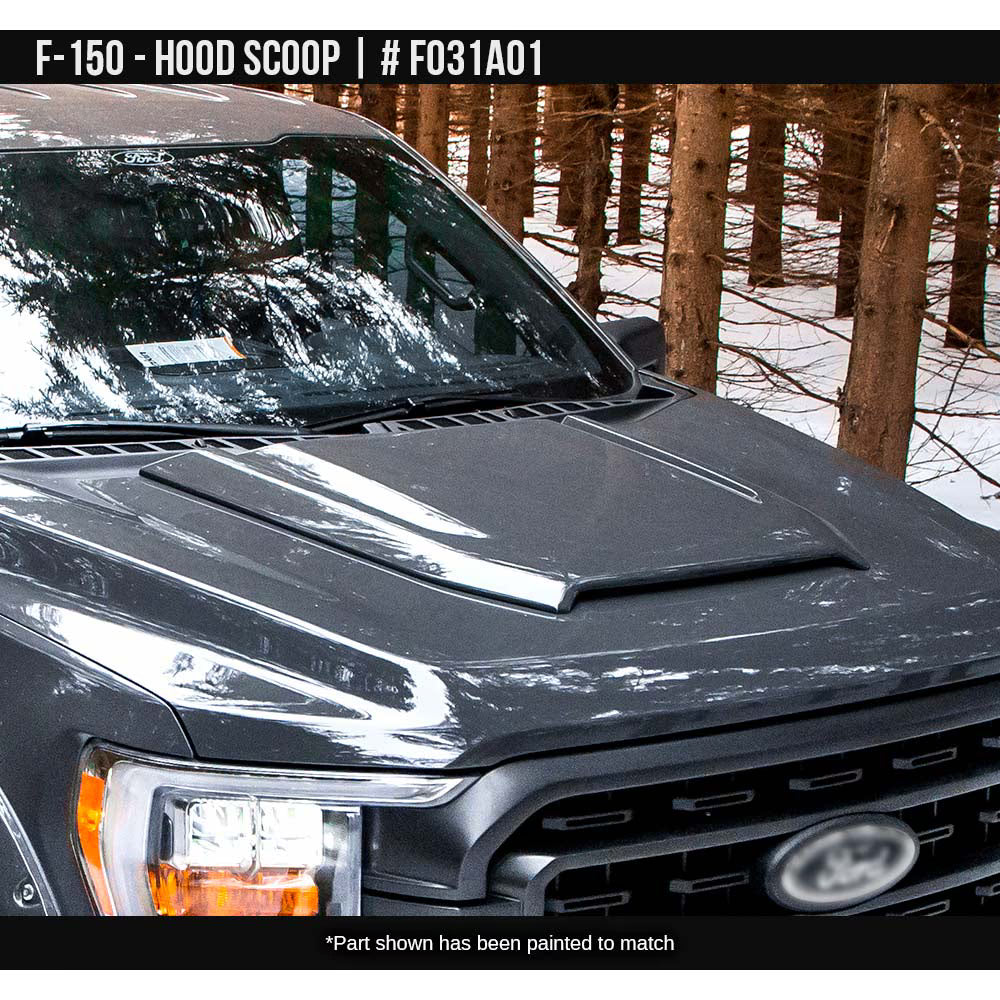 AIR DESIGN HOOD SCOOP FORD F150 21-26