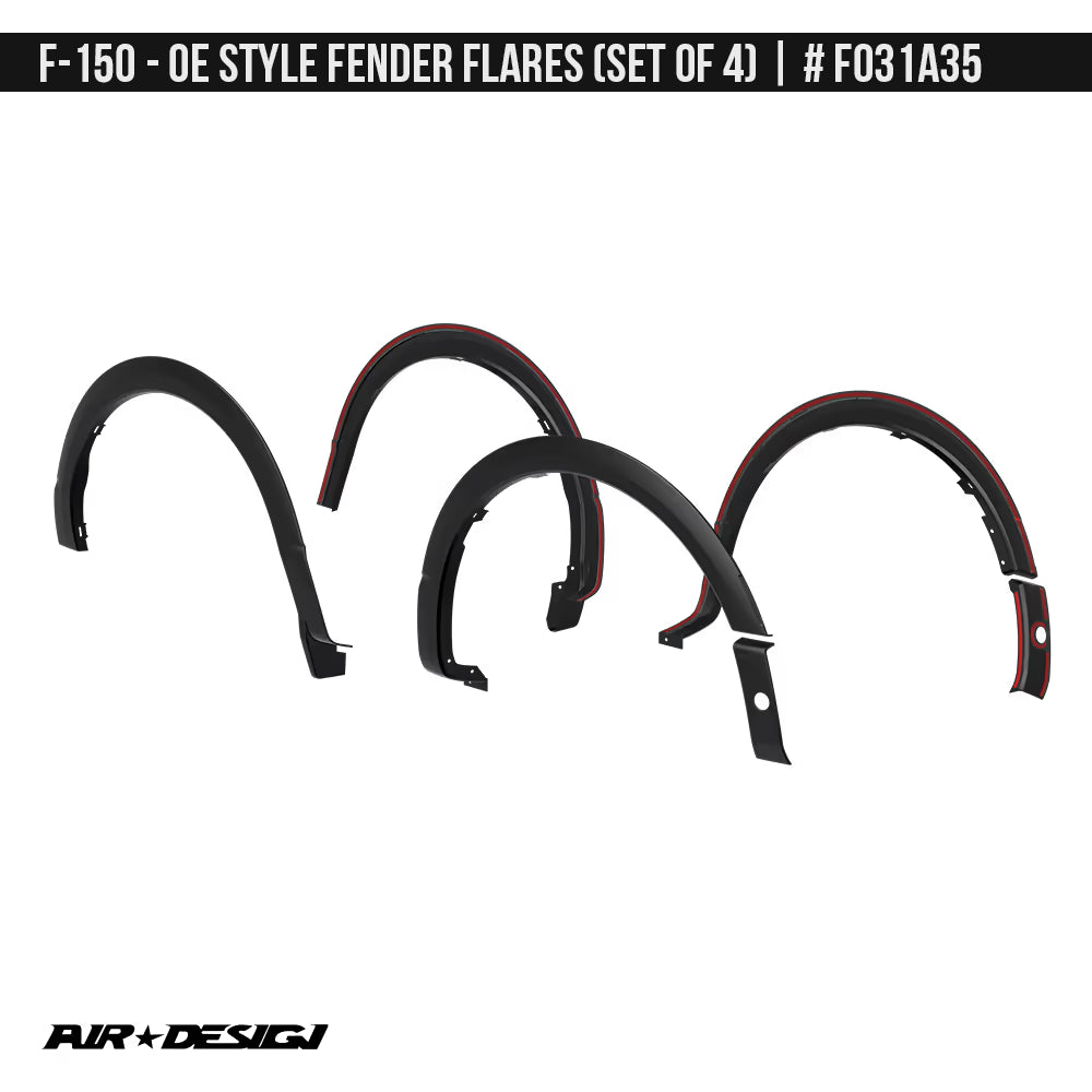 AIR DESIGN FENDER FLARE SET OE STYLE FORD F150 24-PRESENT