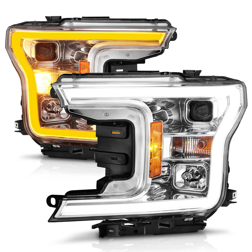 ANZO FORD F-150 18-20 PROJECTOR PLANK STYLE SWITCHBACK HEADLIGHTS