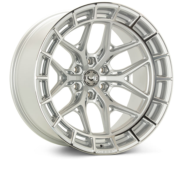 VOSSEN HFX-1 22X12 6X135 -44 OFFSET FORD F150 04-26 SILVER POLISHED