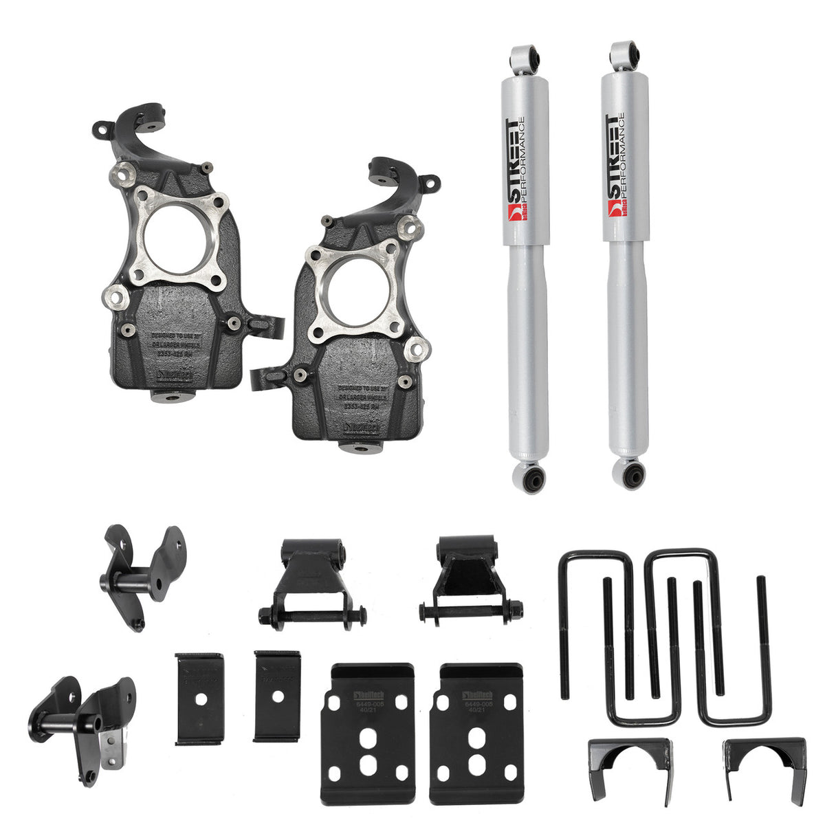BELLTECH LOWERING KIT W/ STREET PERFORMANCE SHOCKS - 1052SP