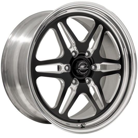 BILLET SPECIALTIES LONESTAR LT 22X10 6X135 +35 OFFSET BLACK W/ POLISHED FACE