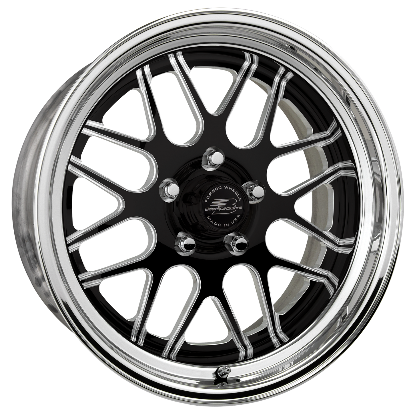 BILLET SPECIALTIES TURBO LT 20X10 6X135 +35 OFFSET BLACK W/ POLISHED FACE