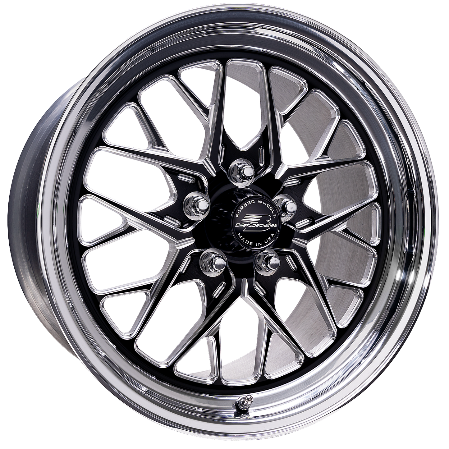 BILLET SPECIALTIES REDLINE LT 20X10 6X135 +35 OFFSET BLACK W/ POLISHED FACE