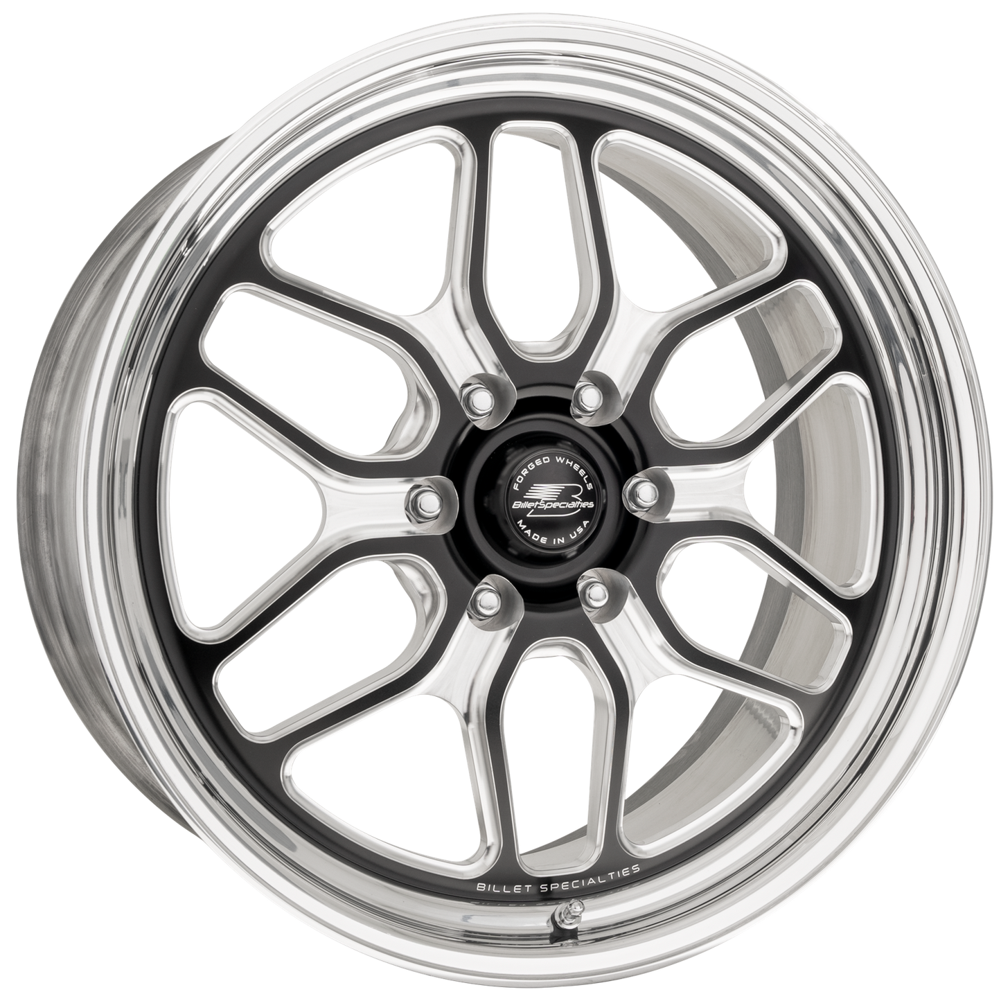 BILLET SPECIALTIES WIN LITE LT 22X10 6X135 +35 OFFSET BLACK W/ POLISHED FACE