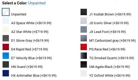 CERVINIS TREMOR 3 INCH COWL HOOD 2022 FORD F150