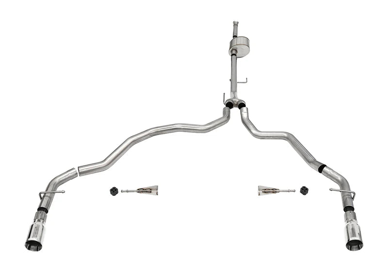 CORSA PERFORMANCE SPORT 3" CAT-BACK EXHAUST FORD F150 21-26 5.0L V8 SUPERCREW