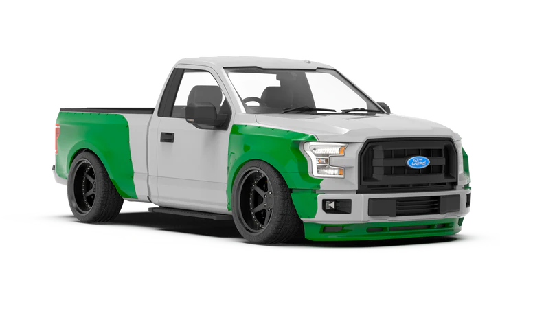 CLINCHED FLARES WIDEBODY KIT FORD F150 15-17