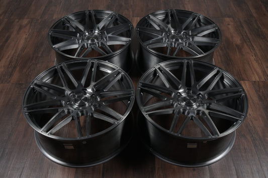 VELGEN WHEELS VFF-9 BRUSHED TITANIUM 24X10 30/38 OFFSET
