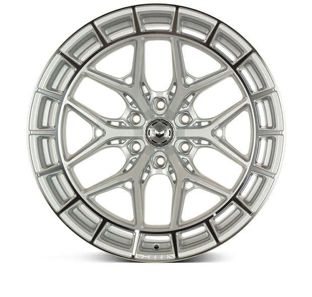 VOSSEN HFX-1 22X12 6X135 -44 OFFSET FORD F150 04-26 SILVER POLISHED
