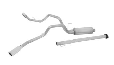 GIBSON EXHAUST 15-20 Ford F150 2.7L, 3.5L,5.0L, Dual Extreme, Aluminized Cat-Back Performance Exhaust #9021