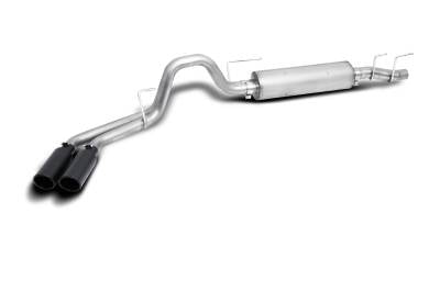 GIBSON EXHAUST 21-26 Ford F150 Truck 5.0L, Black Elite Dual Sport, Cat-Back Performance Exhaust #69225B