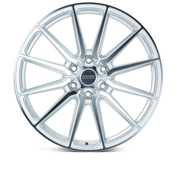VOSSEN HF6-1 24X10 6X135 +25 OFFSET FORD F150 04-26 SILVER POLISHED