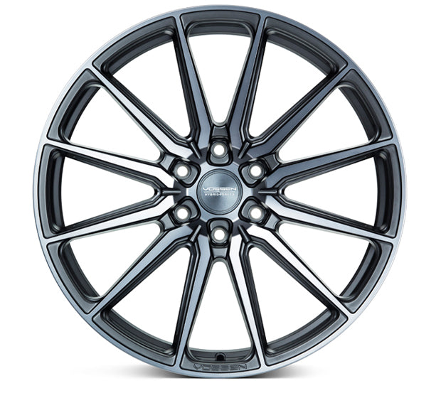 VOSSEN HF6-1 22X9.5 6X135 +30 OFFSET FORD F150 04-26 TINTED MATTE GUNMETAL