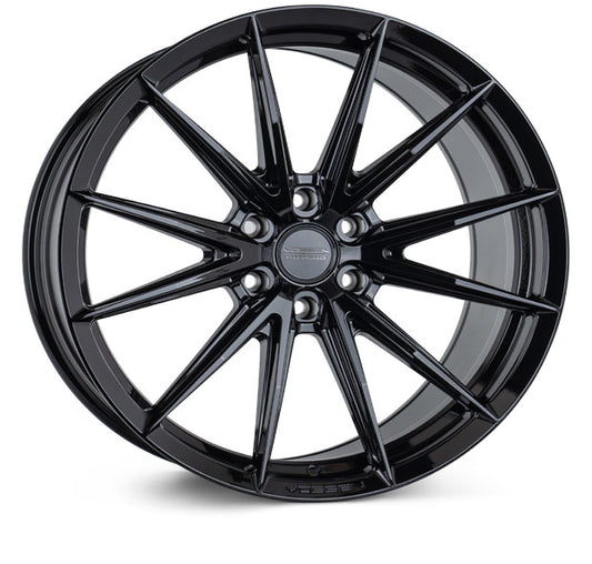 VOSSEN HFX-2 22X12 6X135 -44 OFFSET FORD F150 04-26 GLOSS BLACK