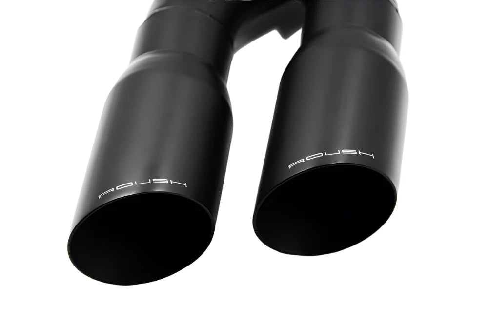 ROUSH PERFORMANCE 4" BLACK EXHAUST Y TIP KIT FORD F150 15-26