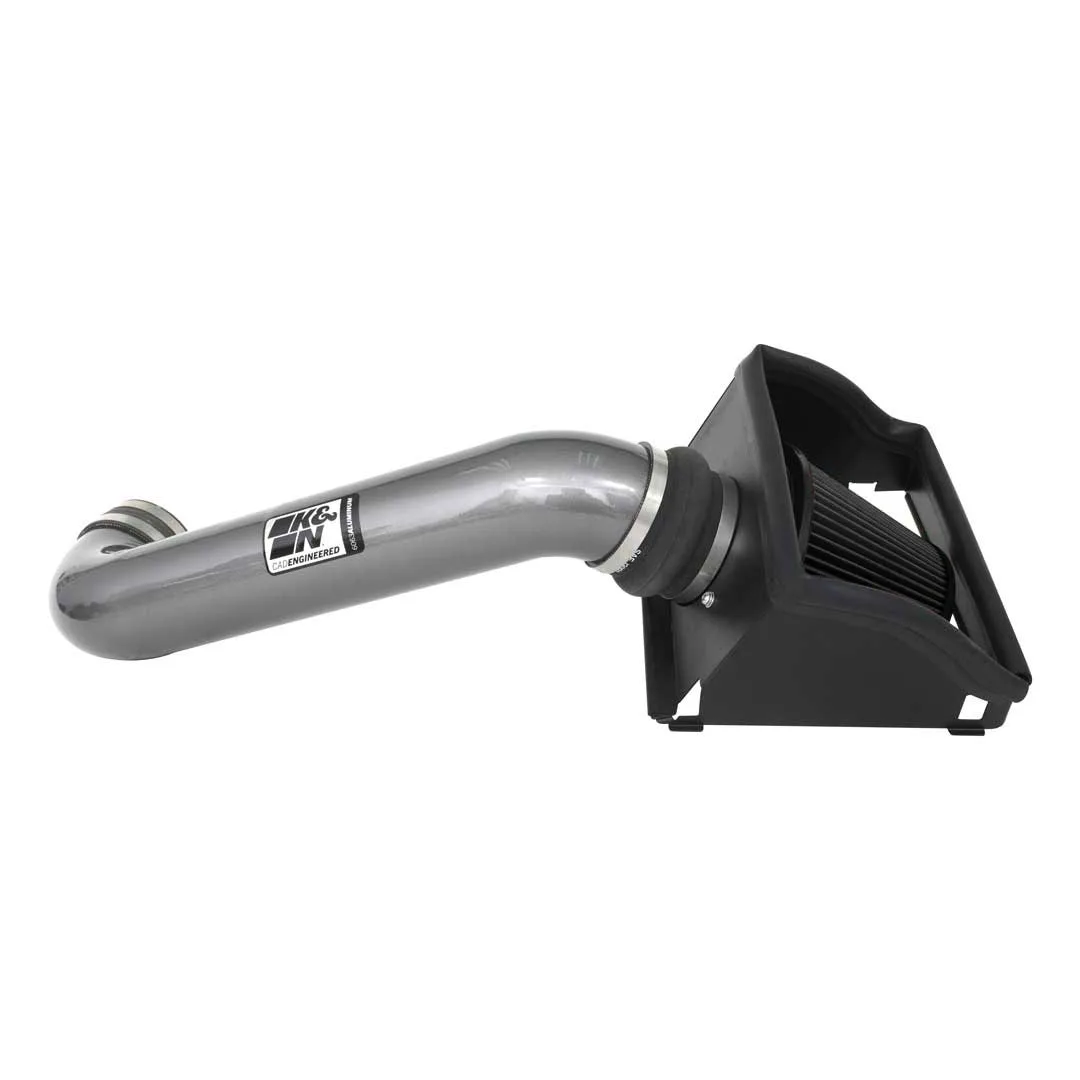 K&N FILTERS COLD AIR INTAKE HIGH FLOW ALUMINUM TUBE FORD F150 21-26 5.0L