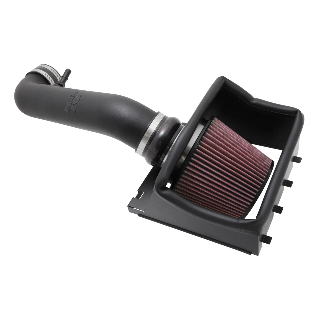 K&N FILTERS COLD AIR INTAKE HIGH FLOW ROTO MOLD TUBE FORD F150 11-14 5.0L