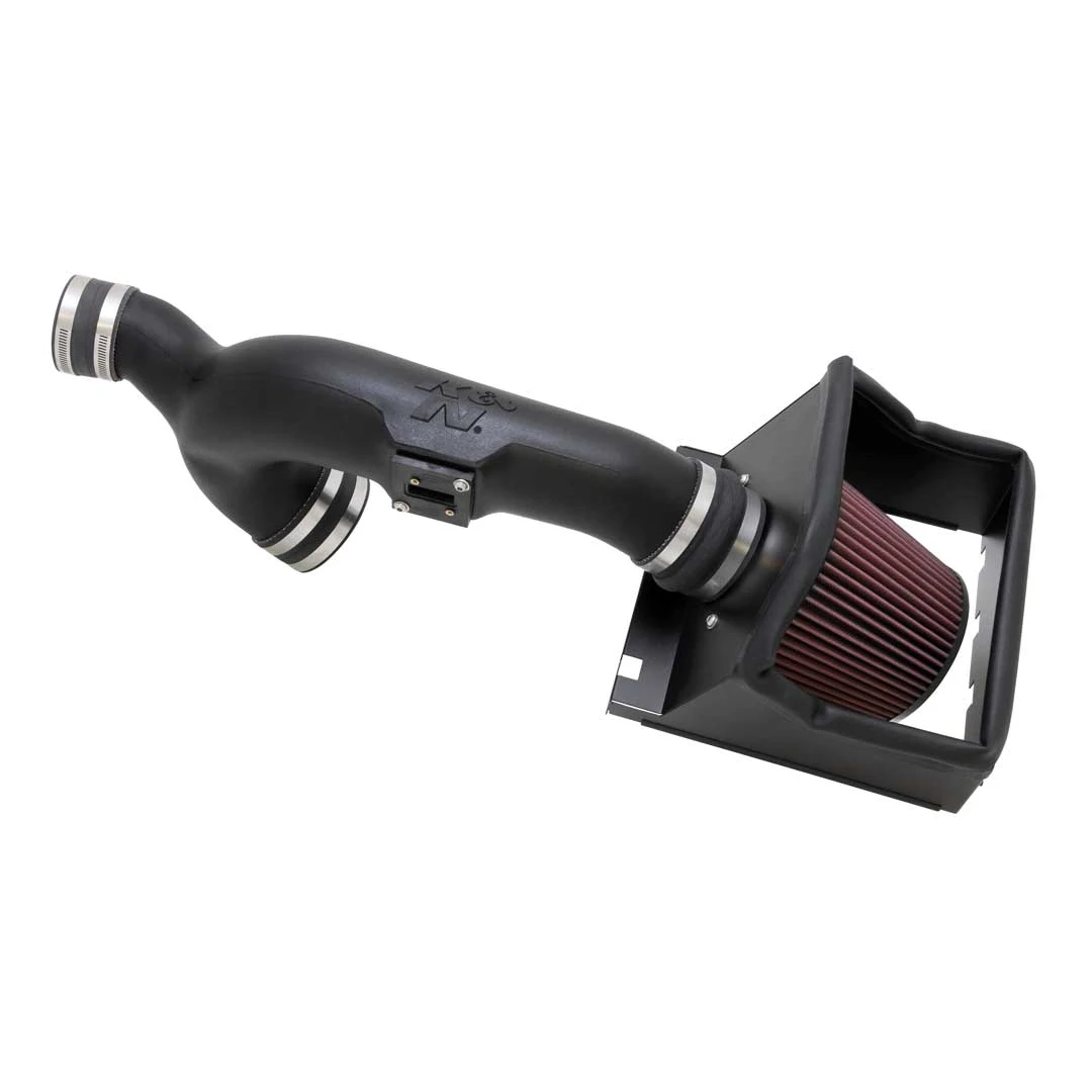 K&N FILTERS COLD AIR INTAKE HIGH FLOW ROTO MOLD TUBE FORD F150 11-14 3.5L