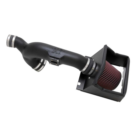 K&N FILTERS COLD AIR INTAKE HIGH FLOW ROTO MOLD TUBE FORD F150 11-14 3.5L