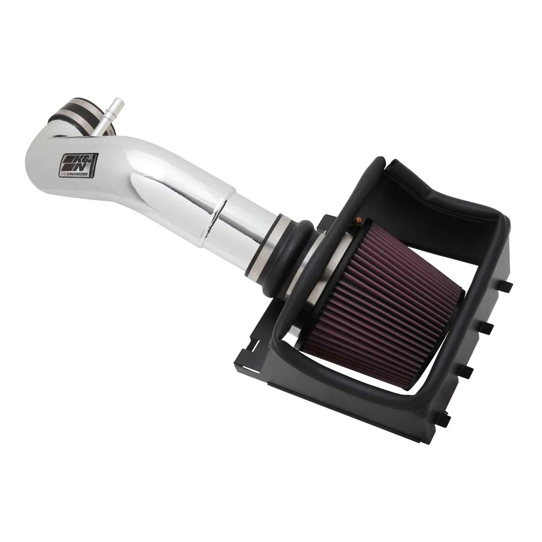K&N FILTERS COLD AIR INTAKE HIGH FLOW ALUMINUM TUBE FORD F150 11-14 5.0L