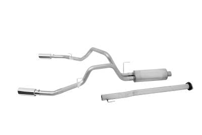 GIBSON EXHAUST 15-20 Ford F150 2.7L-3.5L-5.0L Pickup, Dual Split, Stainless Cat-Back Performance Exhaust #69545