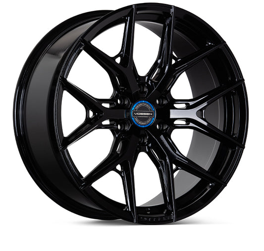 VOSSEN HF6-4 22X9.5 6X135 +20 OFFSET FORD F150 04-26 GLOSS BLACK