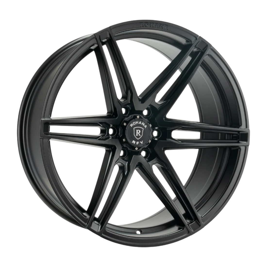 ROHANA RFV1 22X9.5 6X135 +22 OFFSET MATTE BLACK FORD F150 04-26