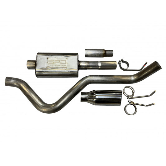 SPD PERFORMANCE 21-25 FORD F-150 2.7L 3.5L 5.0L GX SERIES STAINLESS 3" SINGLE EXIT CATBACK EXHAUST