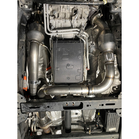 SPD PERFORMANCE 21-24 FORD F150 3.5L POWERBOOST ALPHA CATTED DOWNPIPES