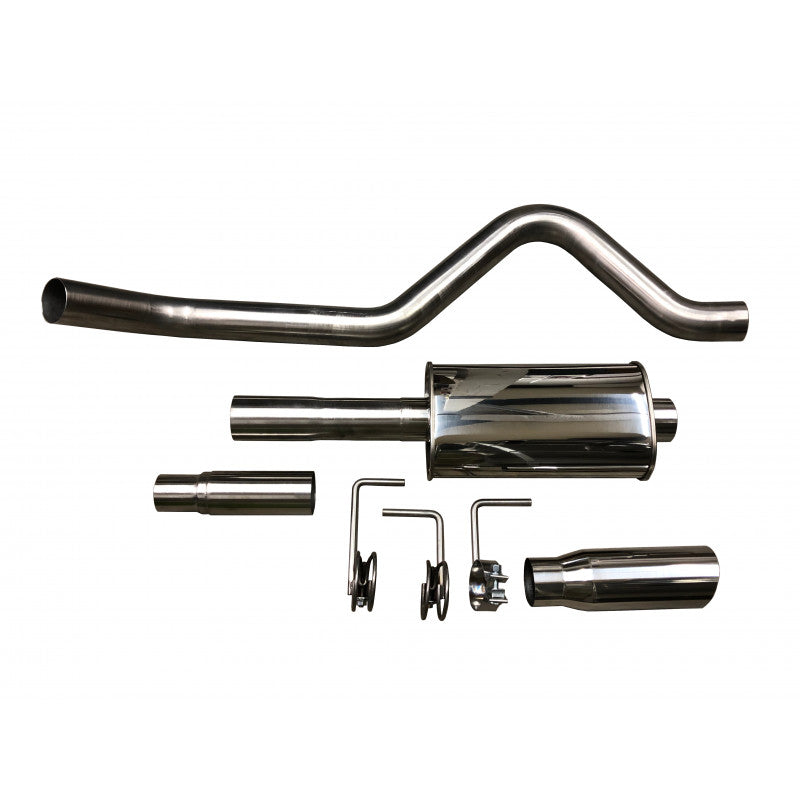 SPD PERFORMANCE 21-26 FORD F150 2.7L 3.5L ECOBOOST & 5.0L COYOTE HX SERIES SINGLE EXIT 304SS CAT BACK EXHAUST KIT