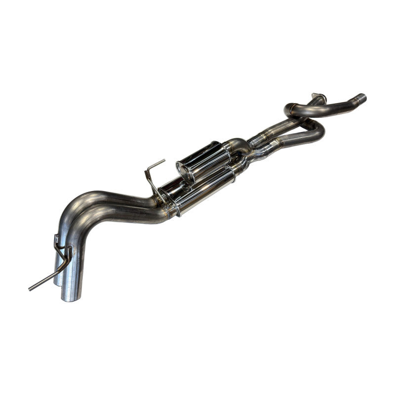 SPD PERFORMANCE 15-26 FORD F-150 SCSB 5.0L EQUAL LENGTH OVER AXLE DUMP CAT BACK EXHAUST