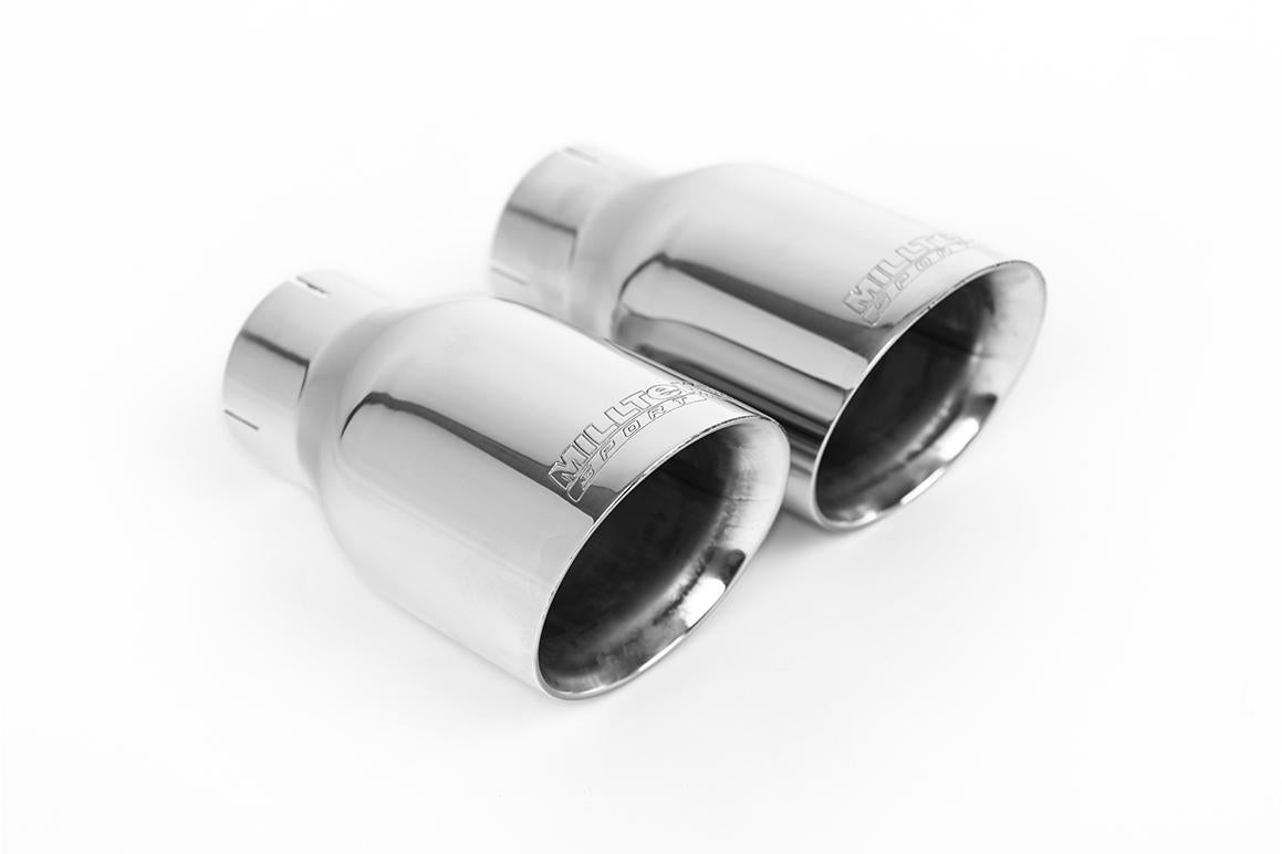MILLTEK RACE ROAD+ CAT BACK EXHAUST DUAL REAR EXIT FORD F150 SUPERCREW 21+ 5.0L V8