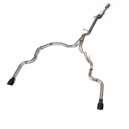 MILLTEK ROAD+ CAT BACK EXHAUST DUAL REAR EXIT FORD F150 21+ SINGLE CAB 5.0L V8