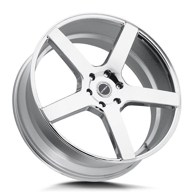 STRADA WHEELS PERFETTO 22X9.5 6X135 +24 CHROME FORD F150 04-26