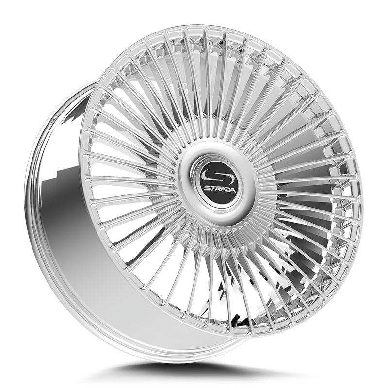 STRADA WHEELS SPAGHETTI 26X10 6X135 +30 OFFSET CHROME FORD F150 04-26