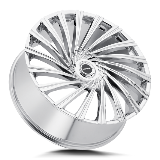STRADA WHEELS TORNADO 26X10 6X135 +30 OFFSET CHROME FORD F150 04-26