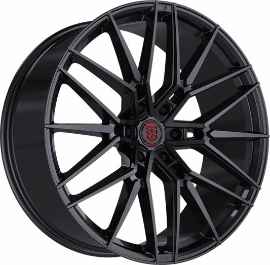 TIS MOTORSPORTS 506B 22X10 6X135 +24 OFFSET GLOSS BLACK FORD F150 04-26