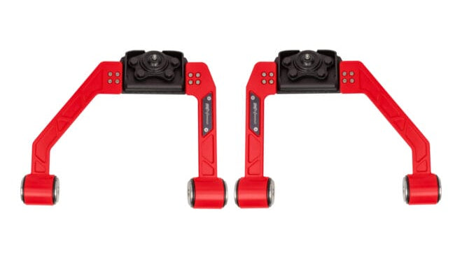 UMI PERFORMANCE UPPER A-ARM KIT 15-26 FORD F-150 - RED ADJUSTABLE 6565R