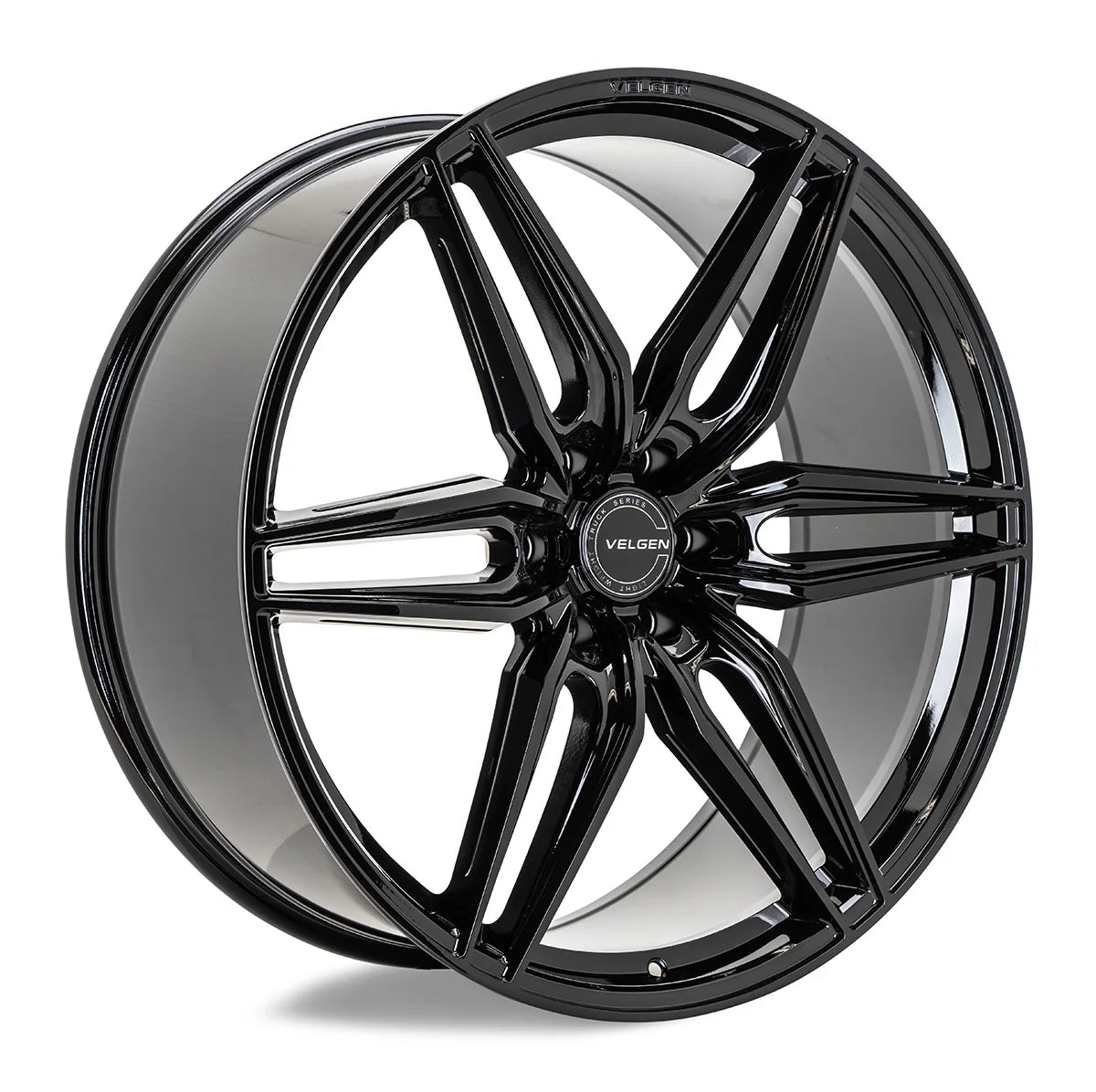 VELGEN WHEELS VFF-6 24X10 6X135 +30 OFFSET GLOSS BLACK FORD F150 2015+