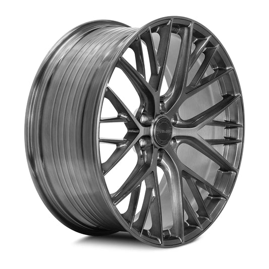 VELGEN WHEELS VFF-12 24X10 6X135 +30 OFFSET BRUSHED TITANIUM FORD F150 2015+